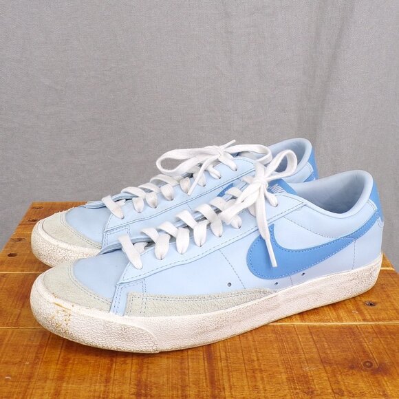 Nike Blazer Vintage Low '77 Size US 10.5 Men's Blue White FD0281-400 Sneakers - Picture 2 of 12